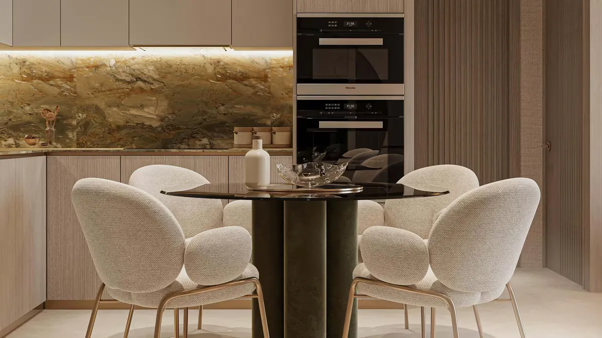 Arlington Park II 2-Bedroom Apartment layout at Dubailand Residence Complex