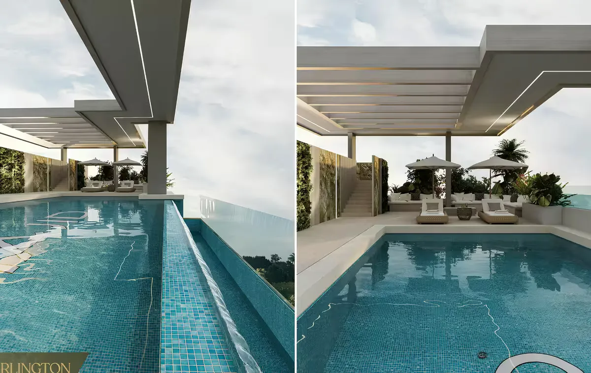 Pools, gyms & social spaces